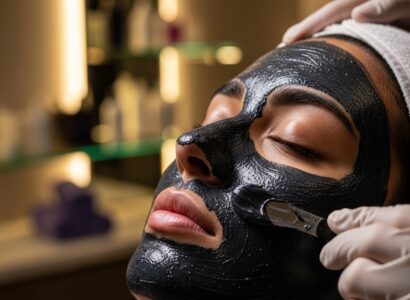 A cinematic, award-winning photography shot related to detan facial bangalore,