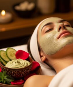 A cinematic, award-winning photography shot related to organic facial bangalore, A cinematic, award-winning photography shot related to organic facial bangalore,